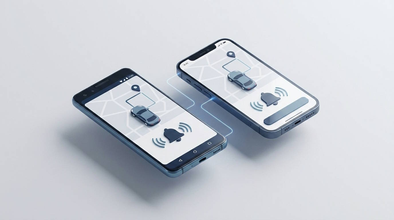 Apps Hyder para Android e iOS com rastreamento e alertas em tempo real